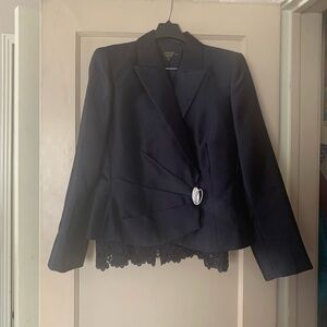 Dark Navy Jacket and Skirt Suit (10P)